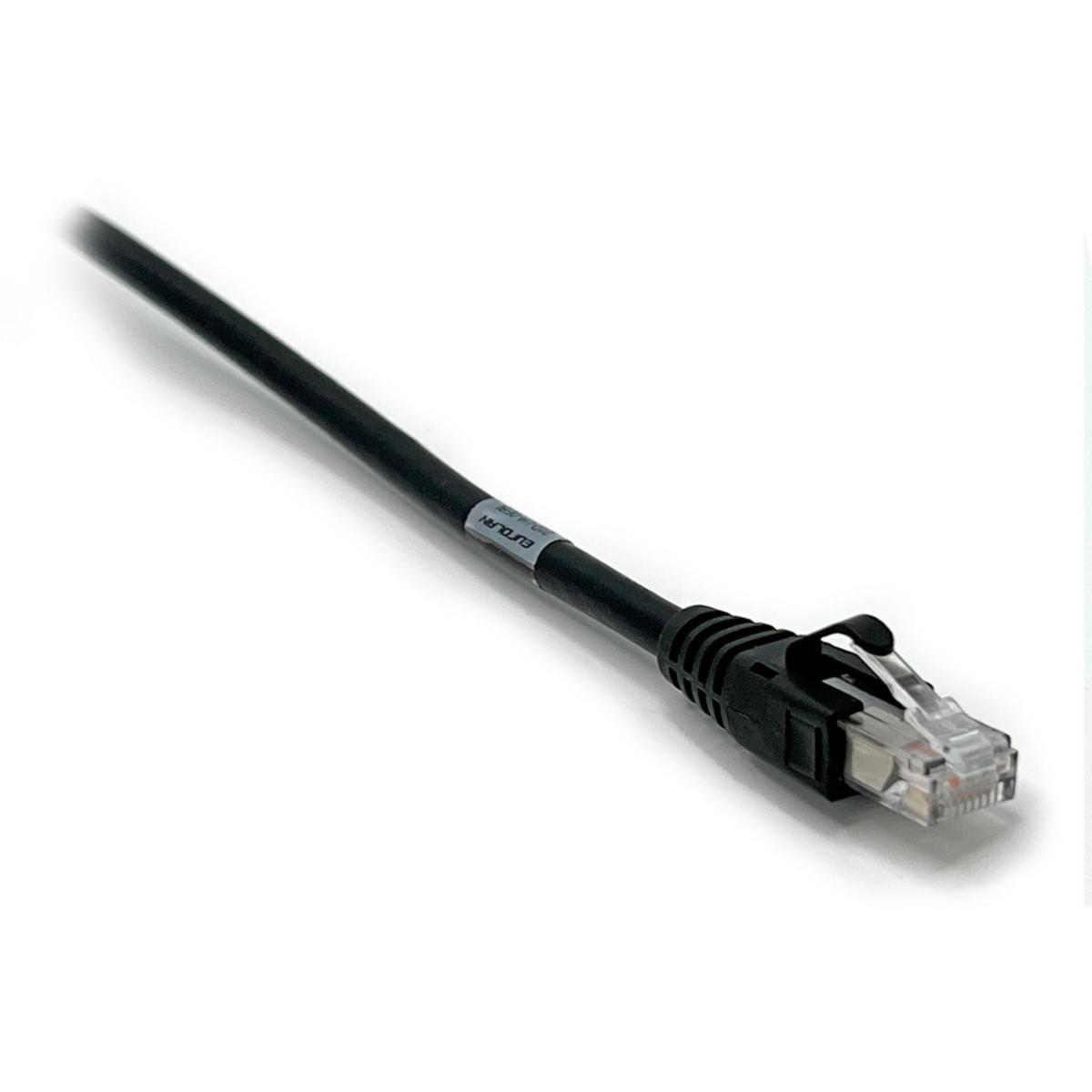 Patchkablage oskärmat Cat6A UTP Svart - PATCH RJ45-RJ45 C6A UTP 0.5 BL 21D-UA-0EBL