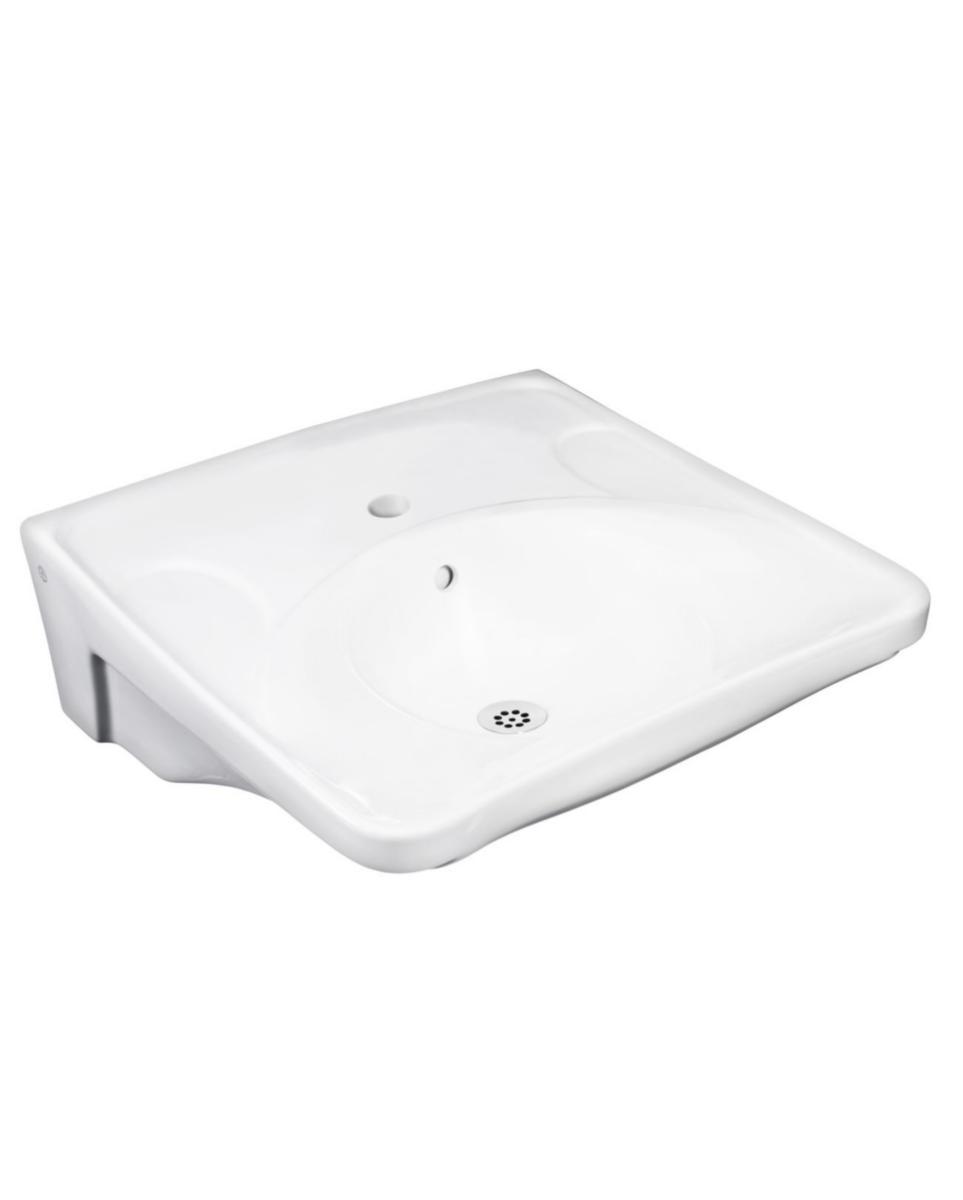 Tvättställ Gbg 740 - GBG 740 TVÄTTSTÄLL 600X600 VIT BULT, M. BR AVL. H-KAPP ANPASS