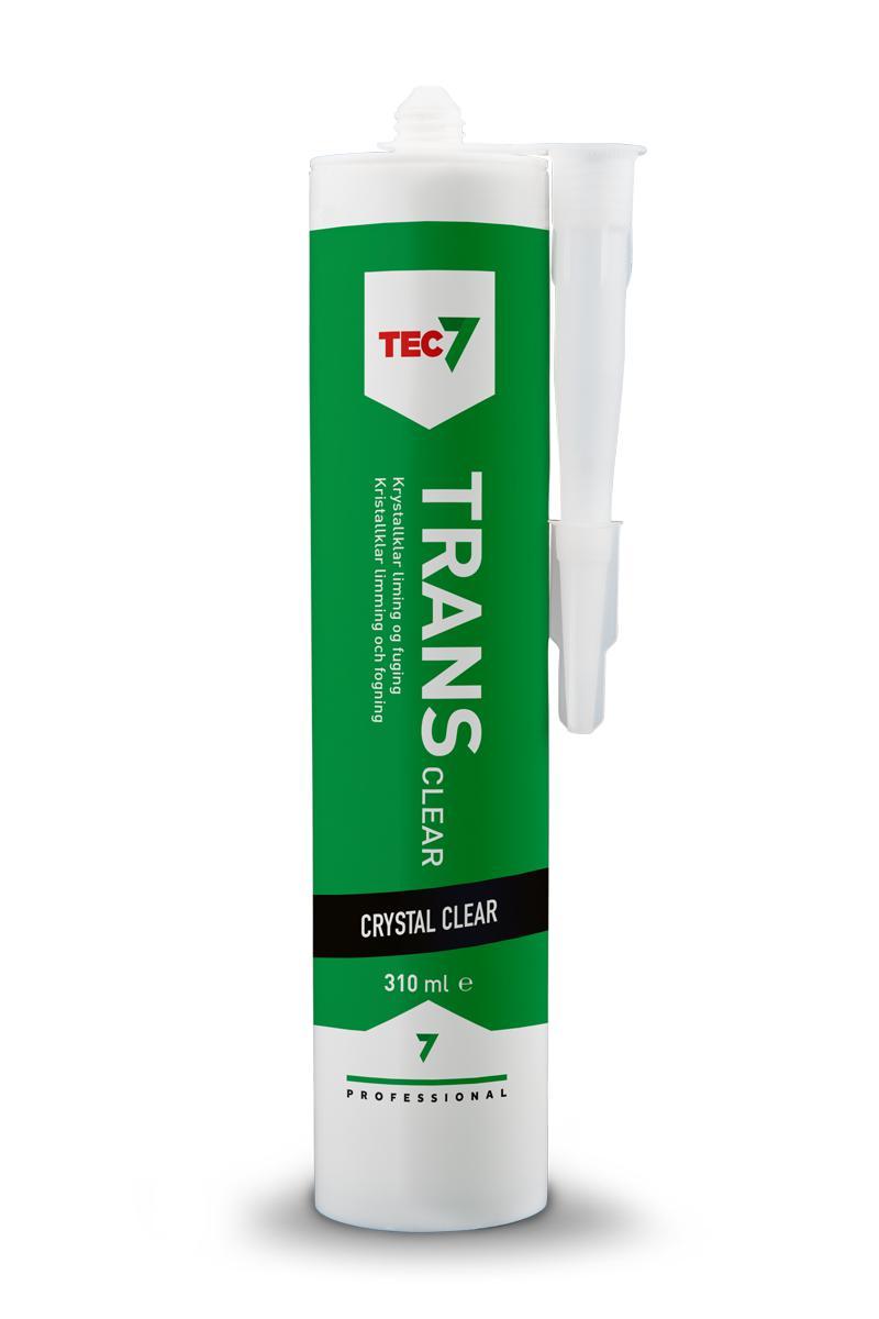 Fogmassa, Tec7 Trans Clear patron - LIM&FOGMASSA TRANS CLEAR 310 ML TEC7
