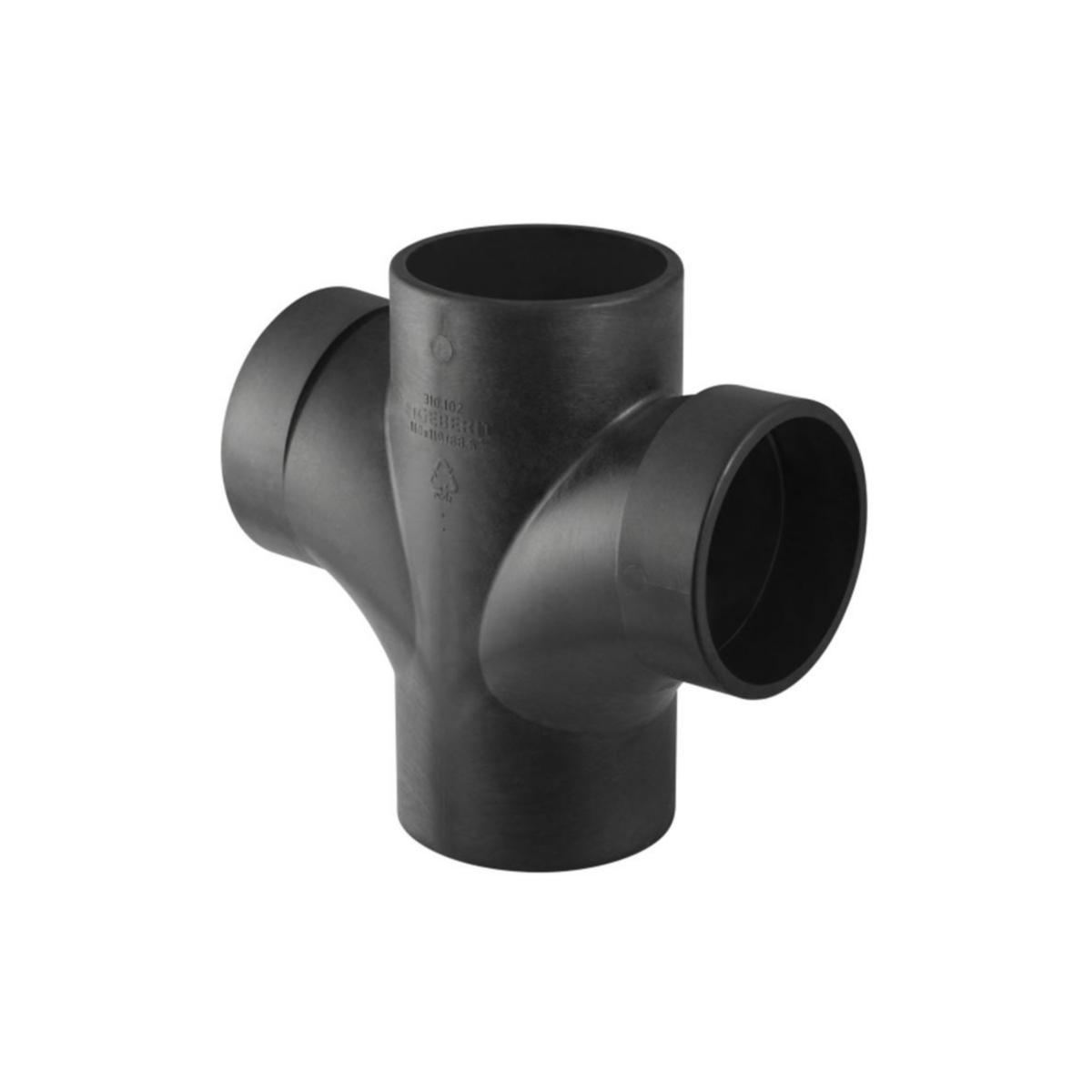 Grenrör dubbelt utan muff  88,5°,  Silent –db 20 - 110/110X88,5GR. DUBBELGRENRÖR SILENT GEBERIT