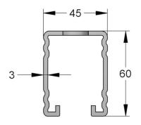 Skena EF Stex 45/60, MEFA