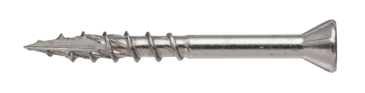 Trallskruv rostfri A2 turbo - TRALLSKRUV A2 TRÄ TURBO 4.8X100 100/FRP