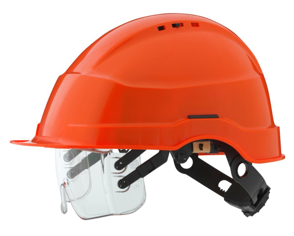 Skyddshjälm Iris 2 med inbyggt visir - SKYDDSHJÄLM IRIS 2 M VISIR ORANGE