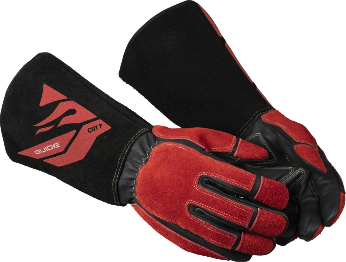 Svetshandske Guide 3572 - HANDSKE GUIDE 3572 LÄDER SKÄRSKYDD F KEVLAR STL 11