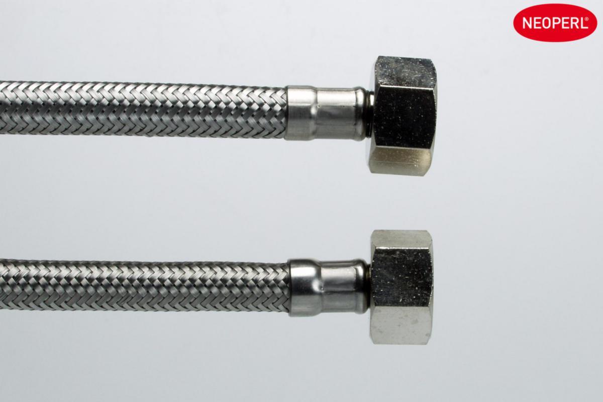 Anslutningsslangar rak/rak silikon - 15X15 ANSL.SLANG SIL 8 L=0.8M. RAK/RAK (1ST) R.F OMFLÄT.