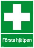 Nödskyltar "Första hjälpen"