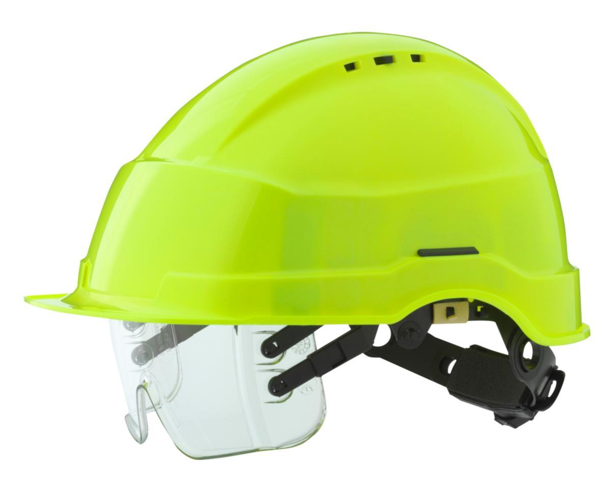 Skyddshjälm Iris 2 med inbyggt visir - SKYDDSHJÄLM IRIS 2 M VISIR HIVIS GUL