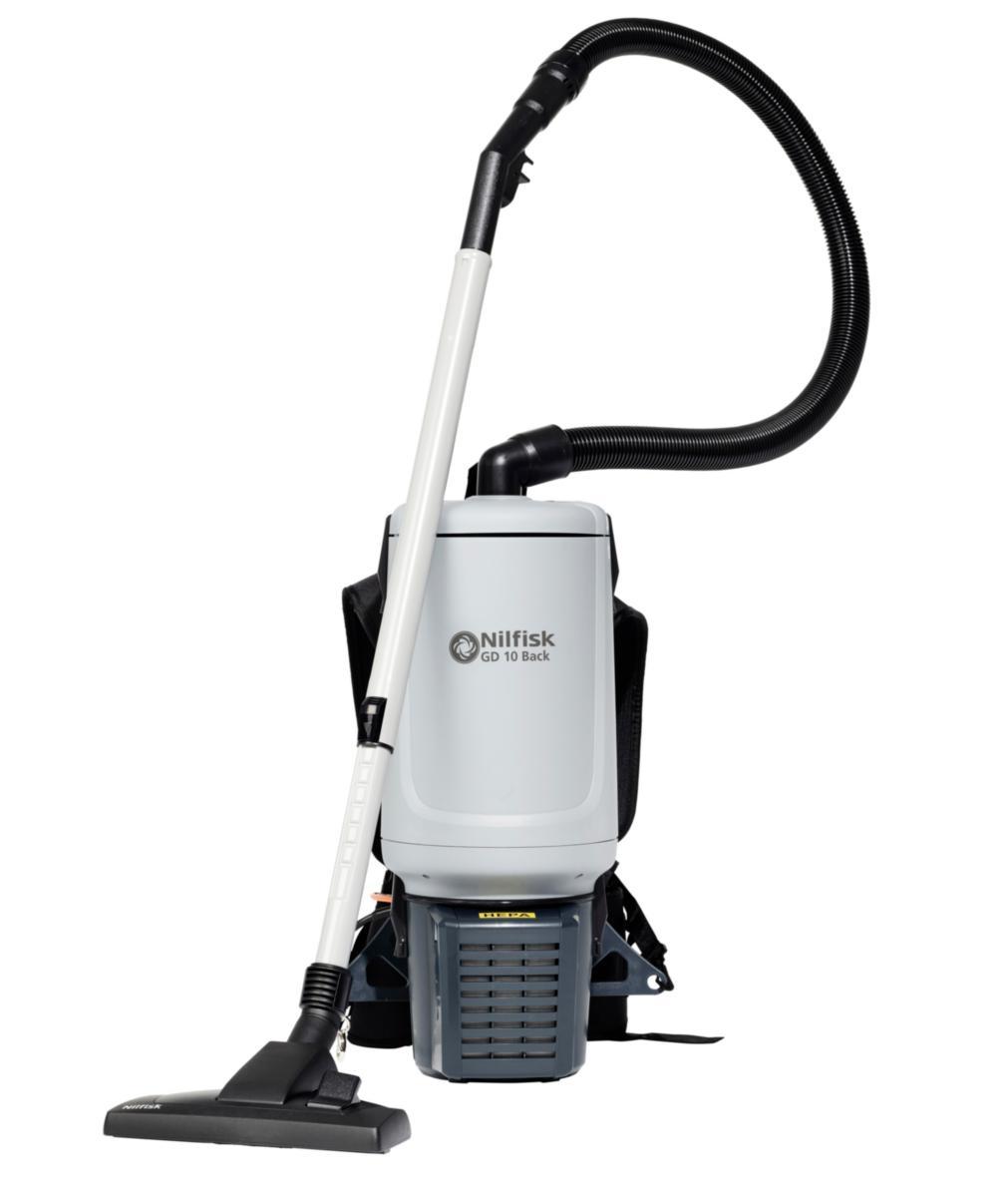 Ryggdammsugare Nilfisk GD10 Back HEPA - DAMMSUGARE NILFISK GD10 RYGGDAMMSUGARE 15M KABEL