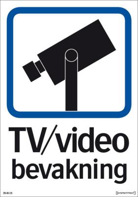 DEKAL TV/VIDEO BEVAKNING 35-8115 210X148MM