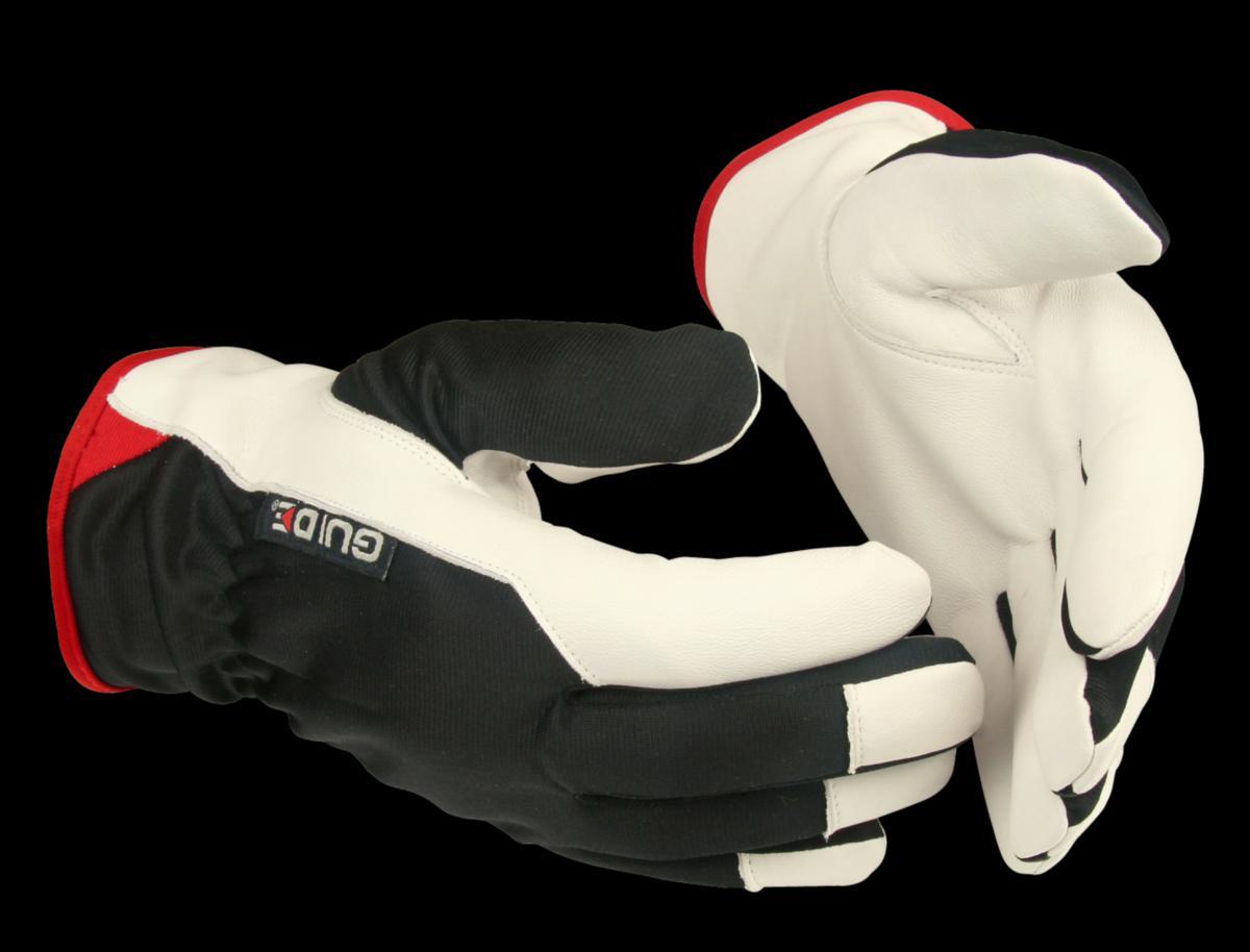 Vinterhandske Guide 5163W - HANDSKE GUIDE 5163W LÄDER FODRAD ÖPPEN KRAGE STL 10