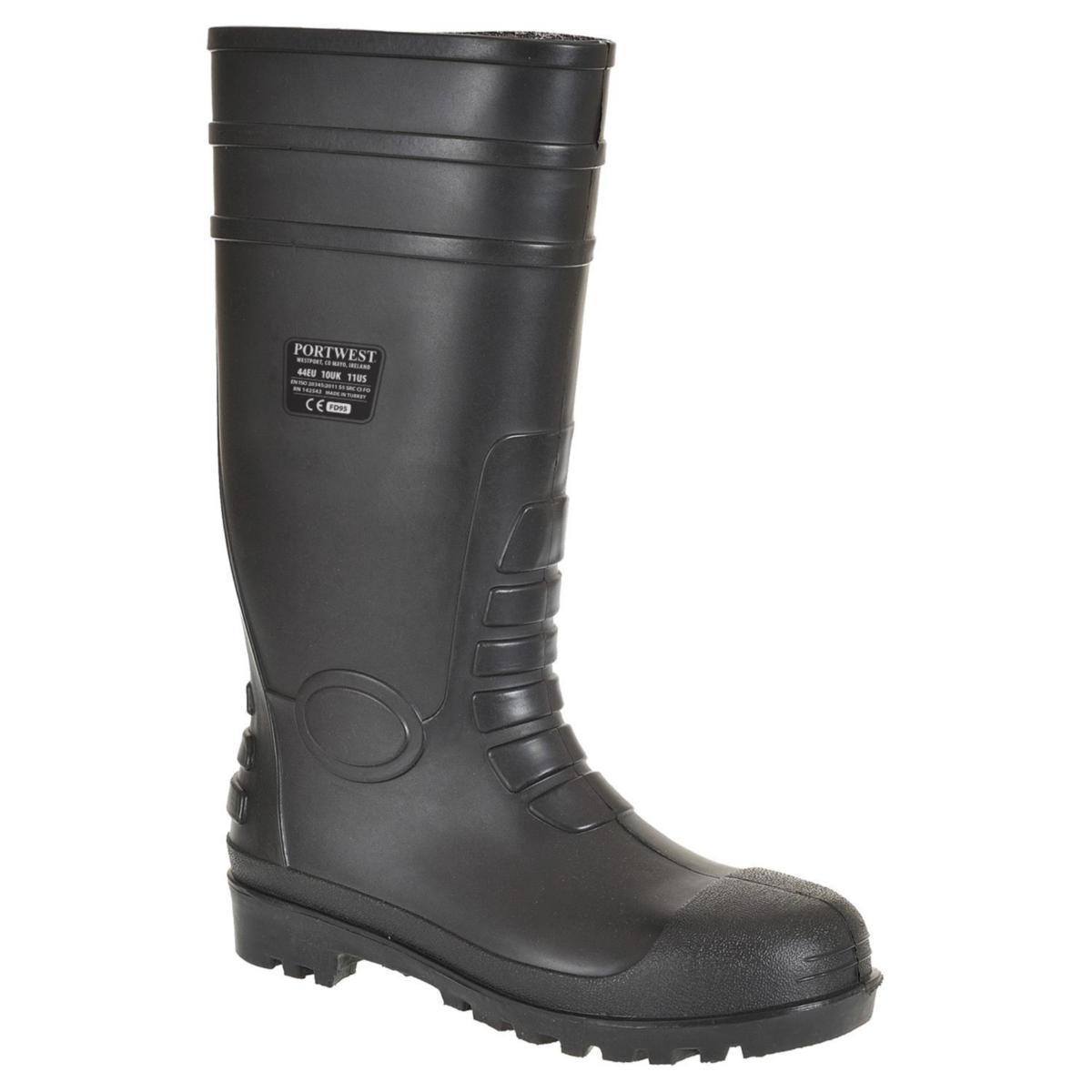 Skyddsstövel Portwest FW95 Wellington - SKYDDSSTÖVEL PORTWEST FW95 PVC/NITRIL S5 SVART STL 43