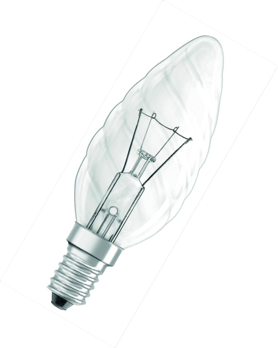 Kron/Classic BW, vriden, klar, Superstar Osram - GLÖDLAMPA KRON VRIDEN 11W E14 KLAR CL BW (59lm) OSRAM