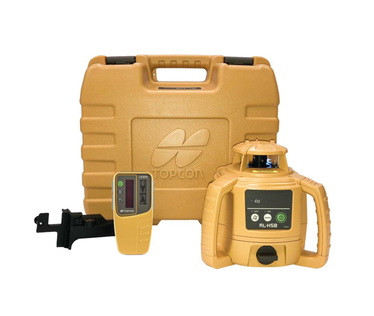 Planlaserpaket Topcon RL-H5B - PLANLASER PAKET RL-H5B TOPCON LASER, MOTTAGARE & HÅLLARE