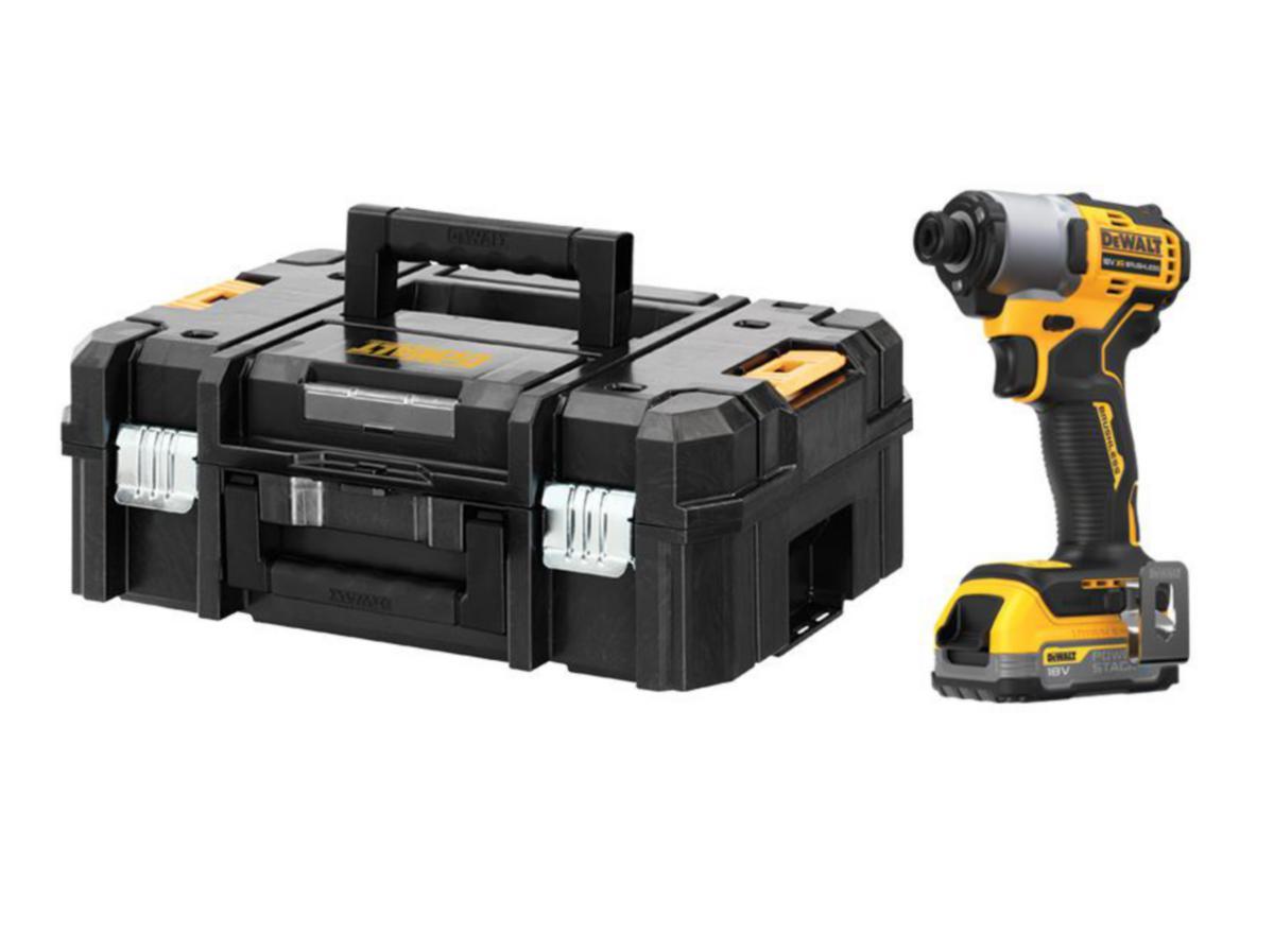 Slagskruvdragare DEWALT DCF840E1T - SLAGSKRUVDRAGARE DW DCF840E1T 18V XR, 1 X POWERSTACK, TSTAK