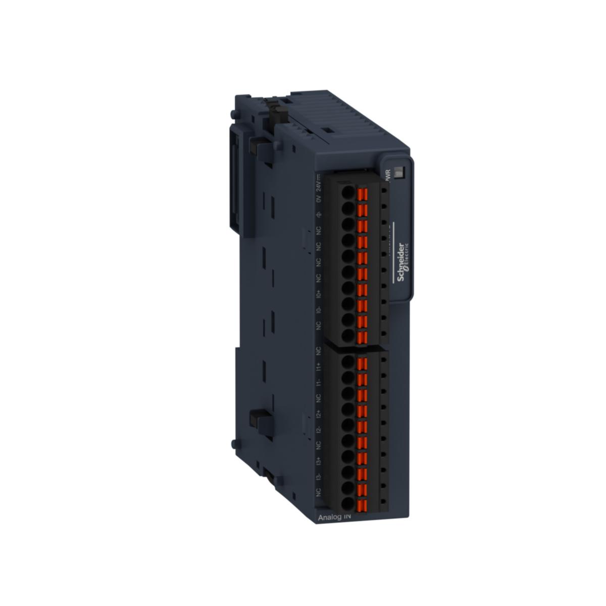 Analog ingångsmodul för TM221, TM241 och TM251 - MODUL TM3-4 ANA IN TM3AI4