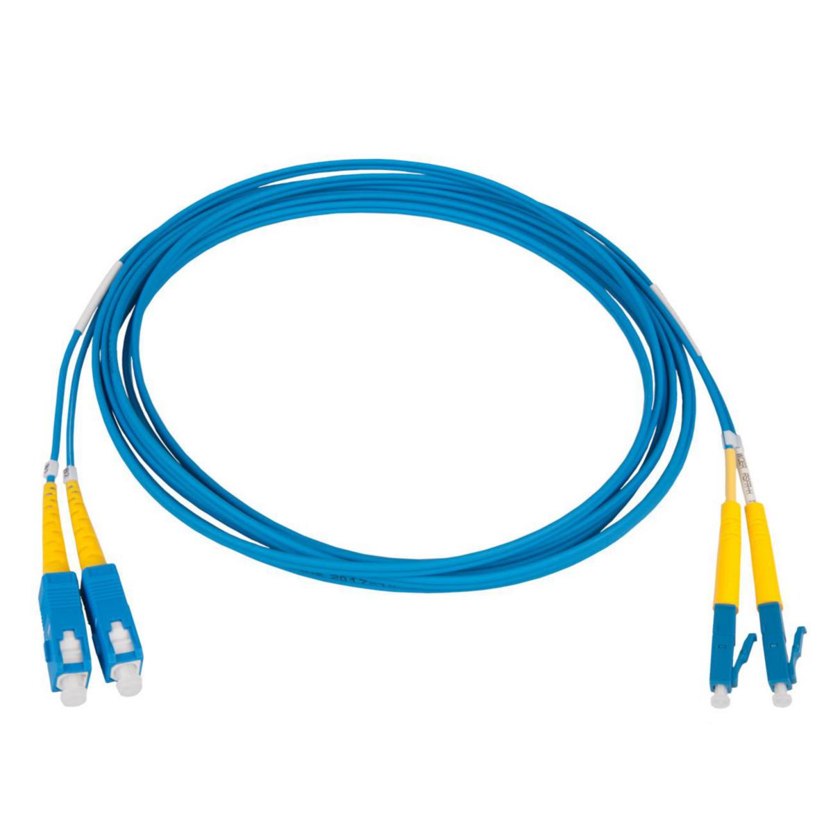 Fiberkablage SM Duplex SC/UPC-LC/UPC OS2 9/125 - PATCH 2xLC/UPC-SC/UPC SM 8m 