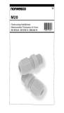 Förskruvning plast 2-pack, Norweco