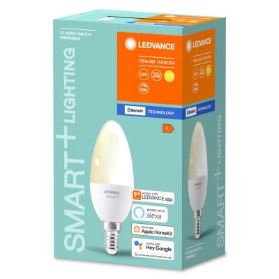 LED-LAMPA KRON (40) E14 DIM MATT 827 CL B OSRAM SMART+ BT