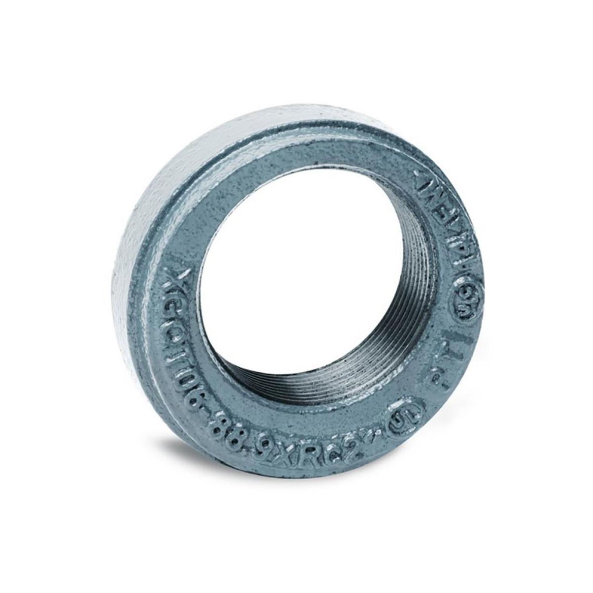 Rillat lock med invändig excentrisk gänga Galv, Profit - LOCK DN80XR32 RILL/GÄNG GALV 88.9MM X 42.4 BSPT