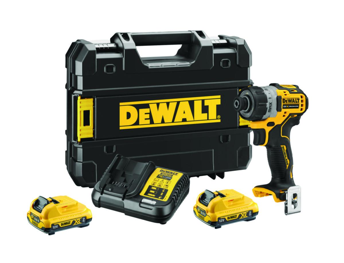 Skruvdragare DEWALT DCF601D2-QW - SKRUVDRAG. DEWALT DCF601D2-QW KOMPAKT 2.0AH KIT. 12V