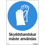 Påbudsskyltar "kläder"