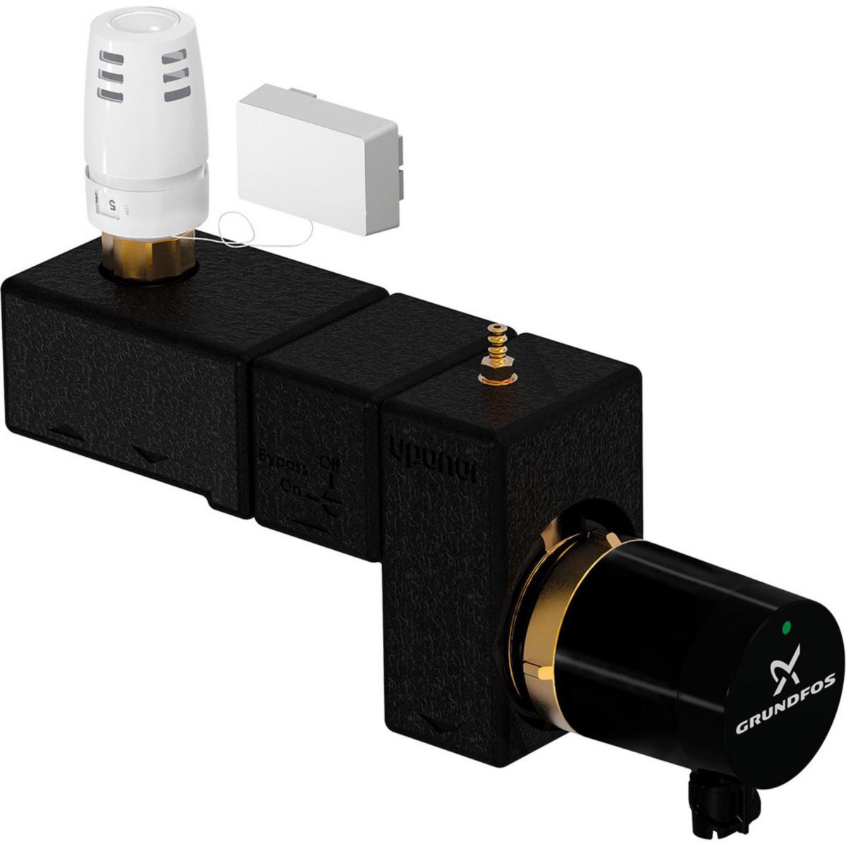Pump och shuntgrupp Fluvia T Push-12 TH-G, Uponor - UPONOR FLUVIA T PUSH-12 TH-G TILL PUMPGRUPP