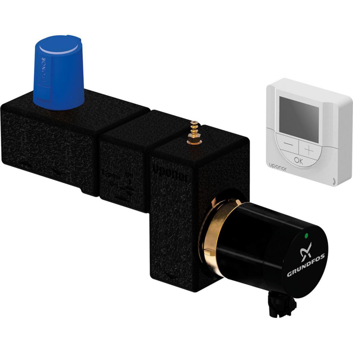 Pump och shuntgrupp Fluvia T Push-12 WL-G, Uponor - UPONOR FLUVIA T PUSH-12 WL-G TILL PUMPGRUPP
