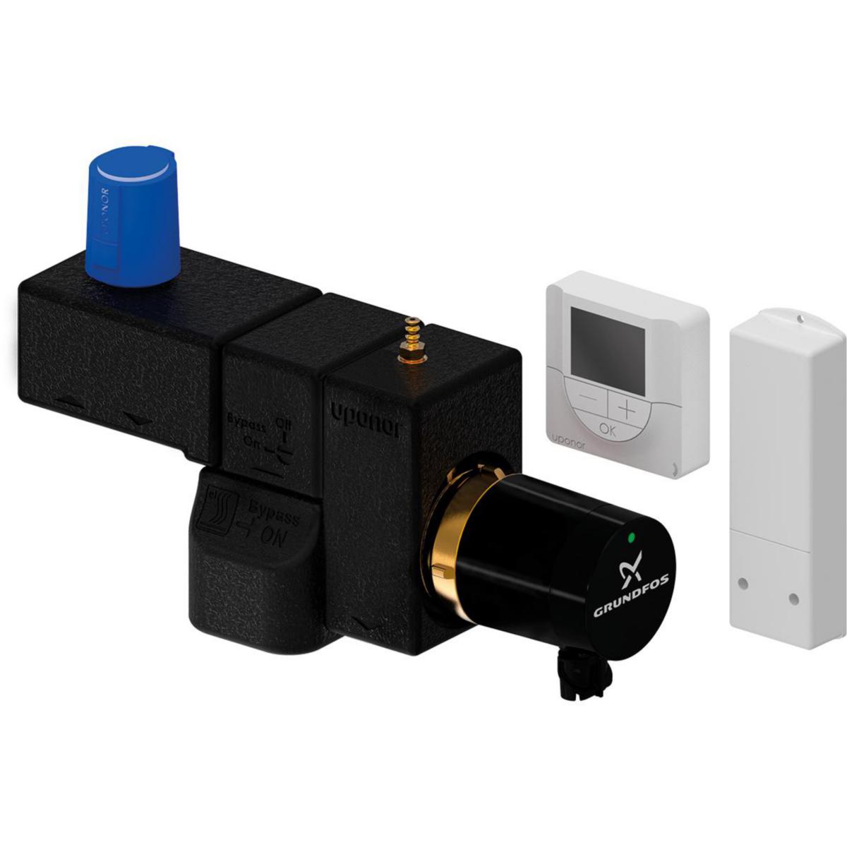 Pump och shuntgrupp Fluvia T Push-12 CH-G, Uponor - UPONOR FLUVIA T PUSH-12 CH-G TILL PUMPGRUPP