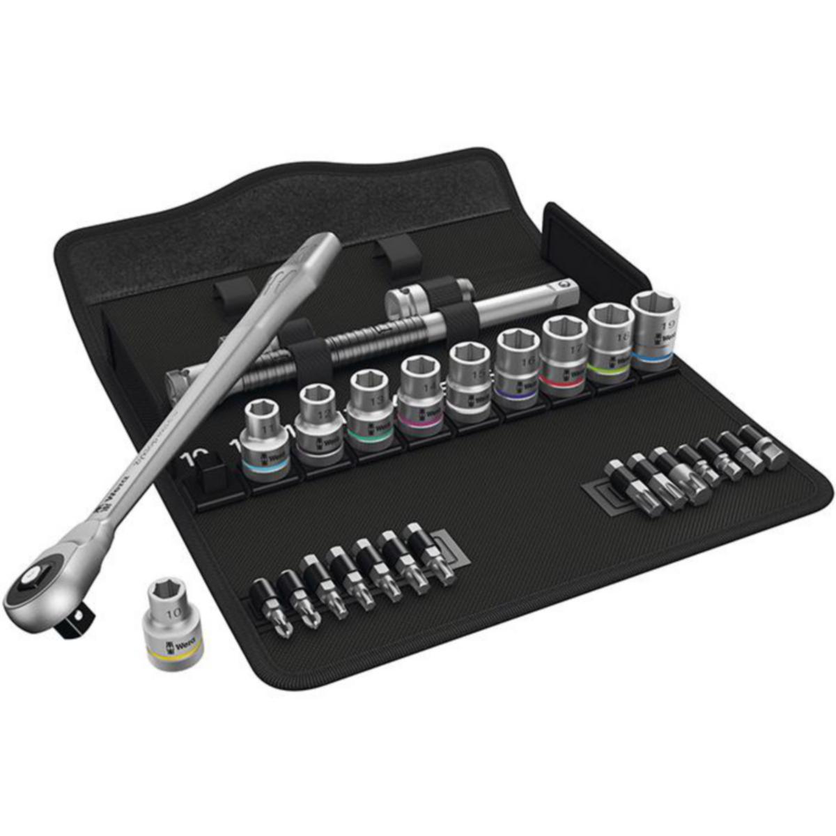 Hylsnyckelsats Wera 8100 SC 7 Zyklop - HYLSNYCKELSATS WERA 8100 SC 7 ZYKLOP 1/2" 28DEL