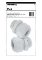 Förskruvning plast 2-pack, Norweco