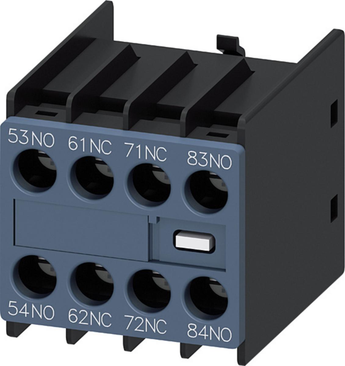 Hjälpkontaktblock frontmonterad enligt DIN EN 50 011, S00 3RH2 - HJKONTBL-FRO 2NO+2NC F.RELÄKON 3RH2911-1GA22