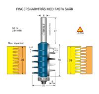 Fingerskarvfräs Cobolt