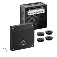 Kopplingsdosa A-Box PRO Svart med Plint