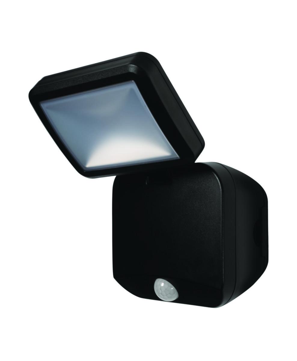 Strålkastare LED med rörelsevakt, batteridrift - SPOTLIGHT OSRAM LED BATTERI SENSOR 4W 4000K IP54 SVART