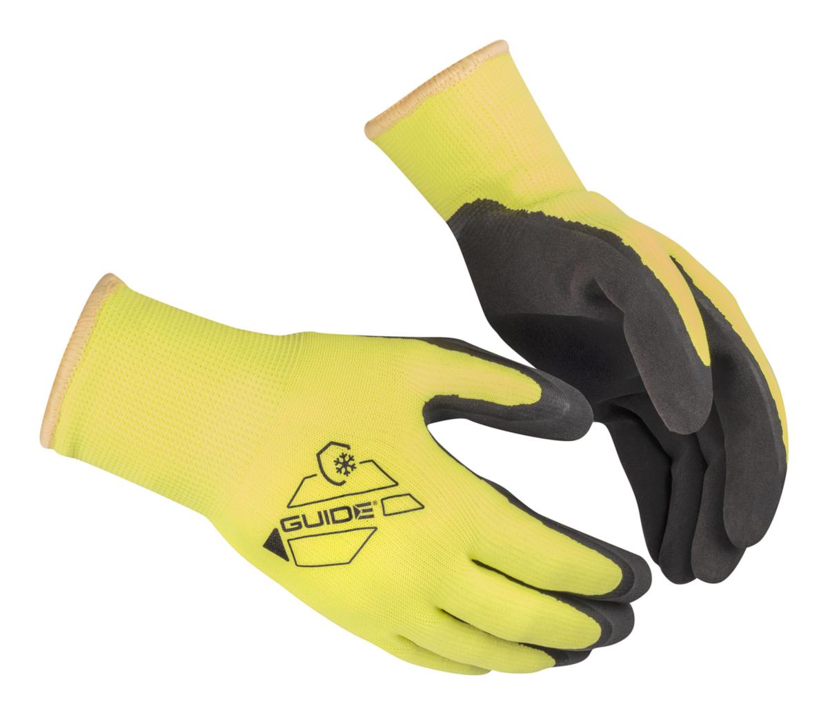 Vinterhandske Guide 159W - HANDSKE GUIDE 159W LATEX HIVIZ VATTENTÄT TOUCH STL 8