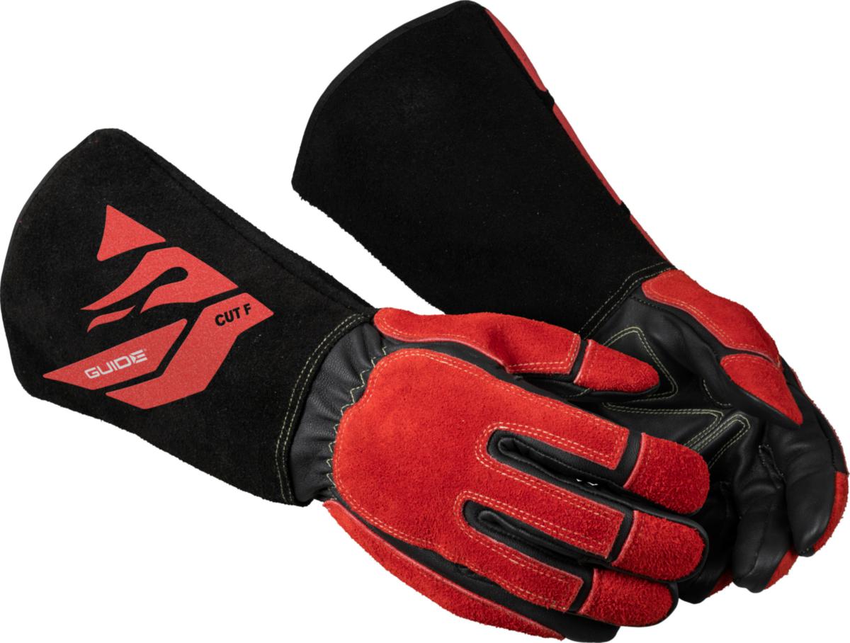 Svetshandske Guide 3572 - HANDSKE GUIDE 3572 LÄDER SKÄRSKYDD F KEVLAR STL 11