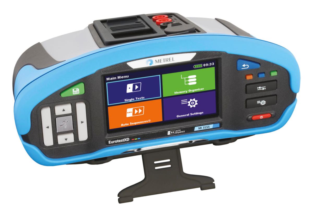 Eurotest XDe, Metrel MI3155 - EUROTEST XD MI3155 METREL XD MI3155