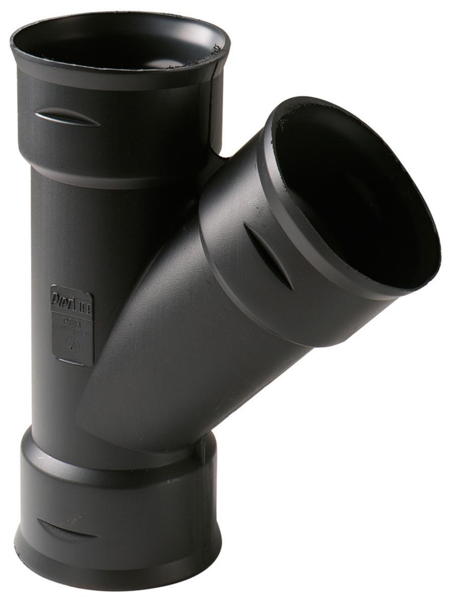 Grenrör 45° till byggdräneringsrör, Pipelife - GRENRÖR FÖR BYGGDRÄNERING 110X45GR 2415033