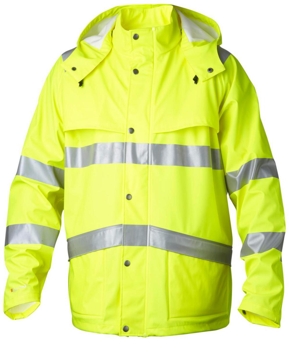Regnjacka varsel Top Swede 9394 - REGNJACKA TOPSWEDE 9394 VARSEL GUL KLASS 3 80 CM L