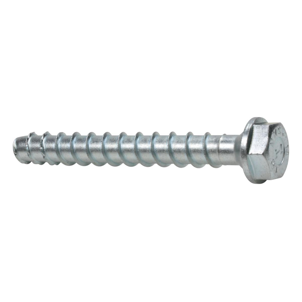 Betongskruv Multi-Monti plus sexkant/fläns konad - BETONGSKRUV MULTI-MONTI+ SSK 16/15X130 FLÄNS FZB 10/FP