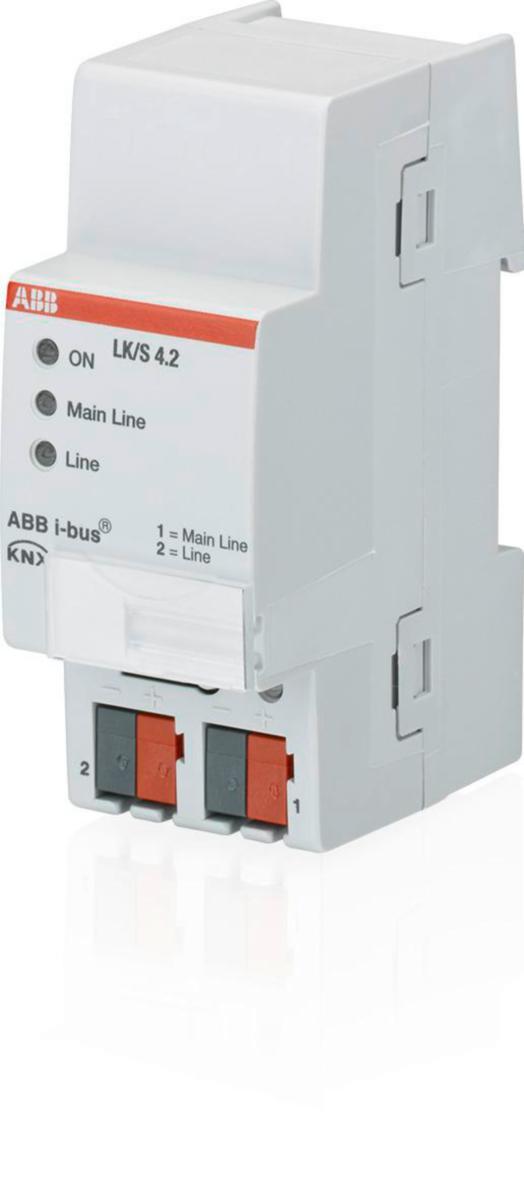 Linje- och områdeskopplare för DIN-montage KNX, ABB - LINJEKOPPLARE 2CDG110171R0011