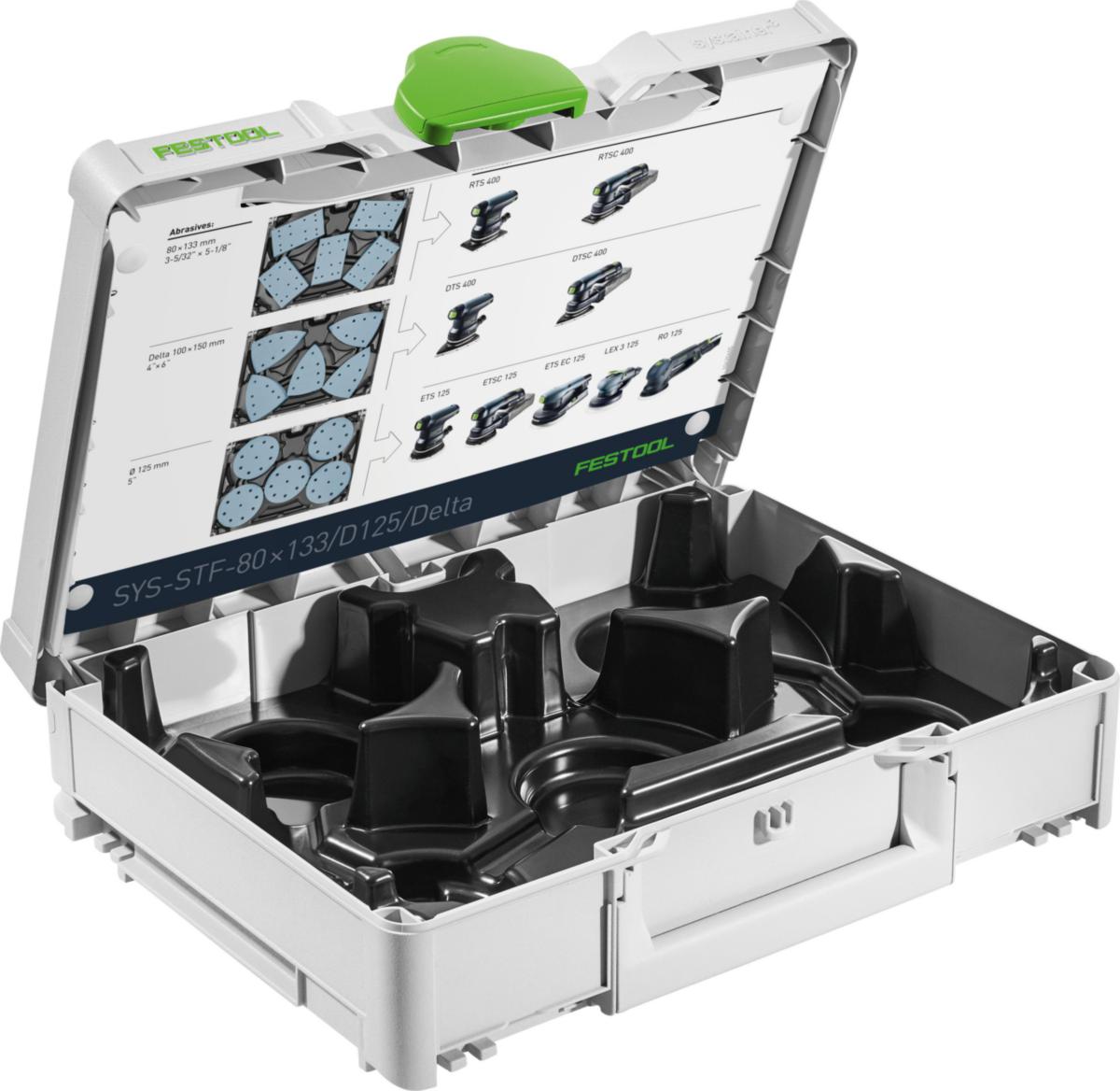 Systainer³ Festool SYS-STF-80x133/D125/Delta - SYSTAINER T-LOC FESTOOL STF FÖR PAPPER 80X133/D125/DELTA