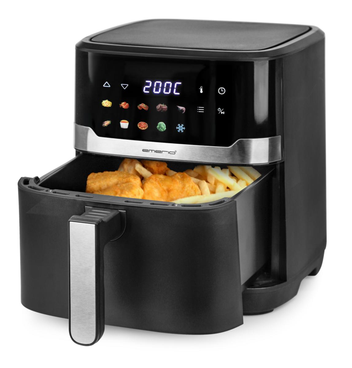 Airfryer, 6.5 l - AIRFRYER 6.5 L 1700 W SVART AF-132658.3 EMERIO