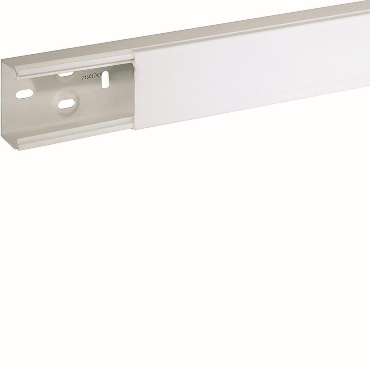 Matarkanaler, TIR+ blyfri PVC med hålad baksida - KANAL TIR+ T6040 VIT