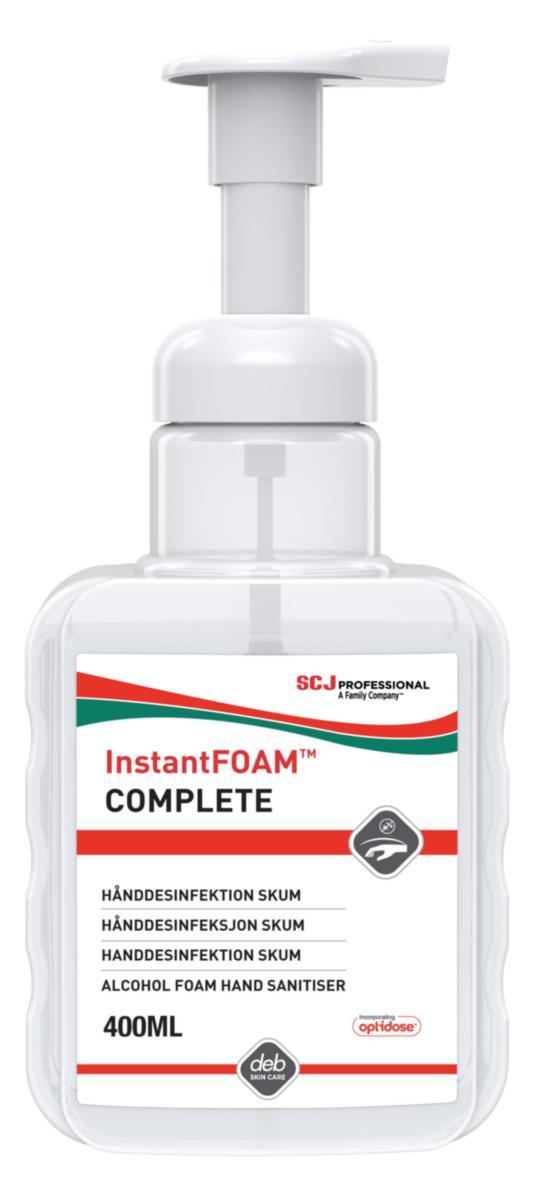 Handdesinfektionsskum InstantFOAM COMPLETE OPTIDOSE - HANDDESINFEKTION SKUM 400ML COMPLETE OPTIDOSE PUMP
