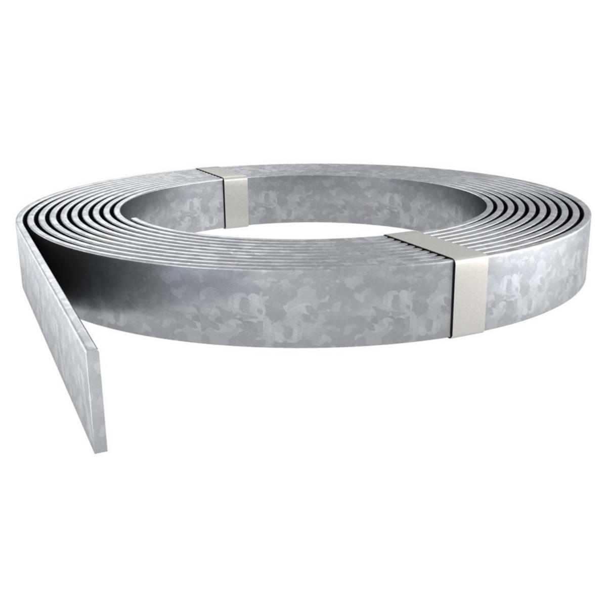 Flatband stål 90mm² varmförzinkad - STÅLBAND FLAT 30X3MM RING 71M 