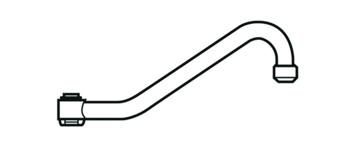 Utloppspip för köksblandare Gustavsberg - UTLOPPSPIP L=250 MM VA 633644