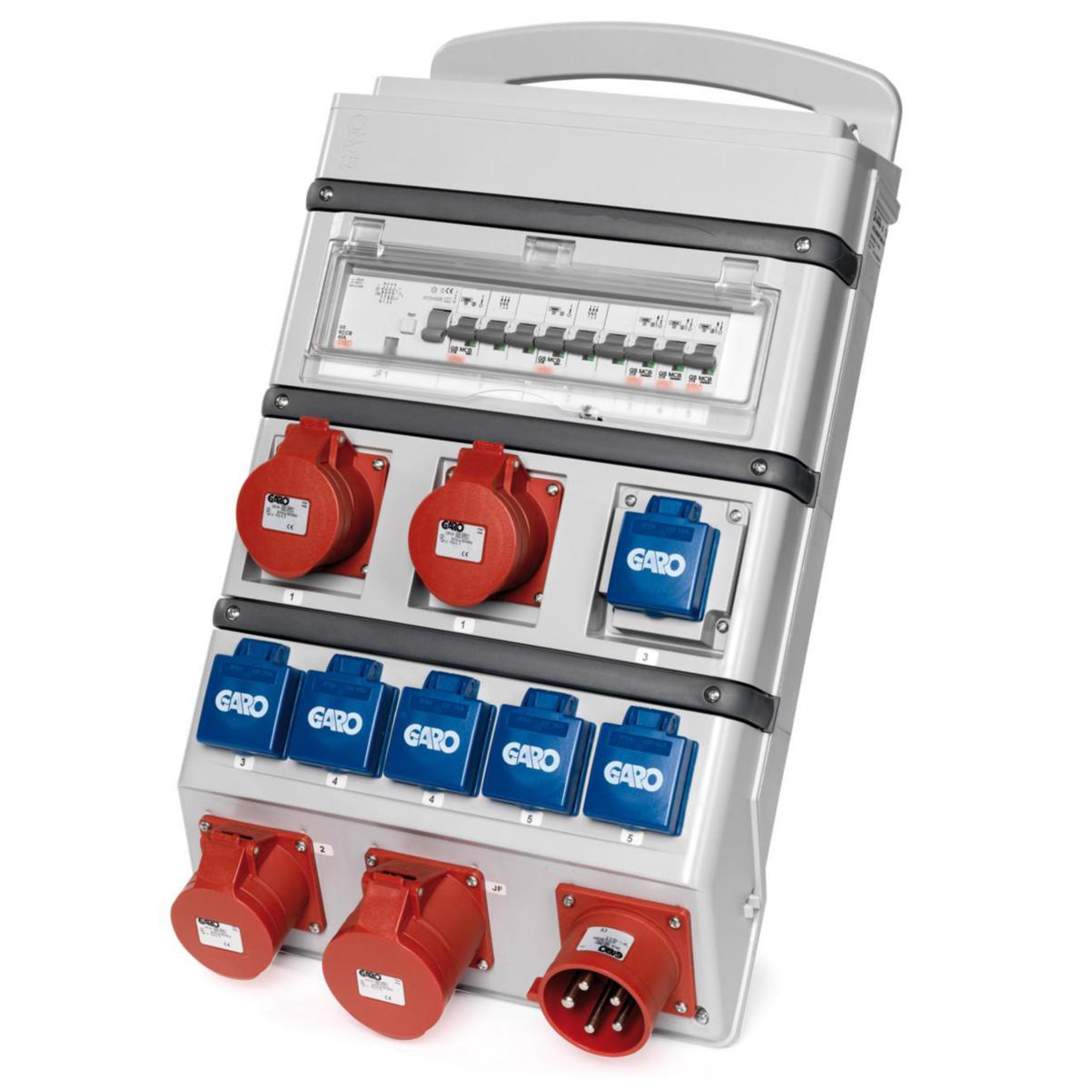 Elväska 32A - ELVÄSKA 32A G-BOX JFB 1x32 3x16 6xSCHUKO