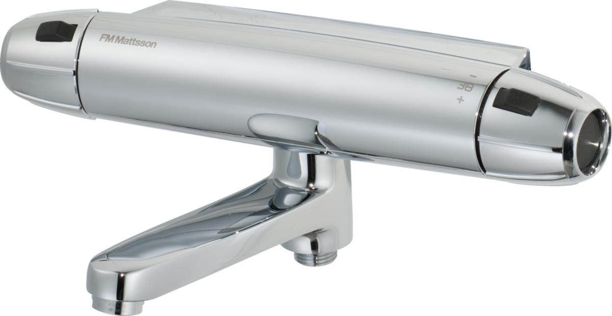 Termostatblandare för dusch och badkar, 160 c/c, FMM 9000E II - KAR&DUSCHBL FMM 9000EII 160CC KROM SVÄNGBAR PIP 8343245
