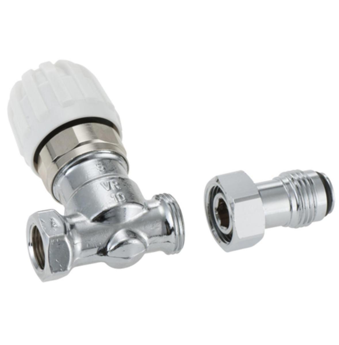 Radiatorventil med konnippel till Handdukstork FMM - REGLERINGSVENTIL FMM 3323-1151
